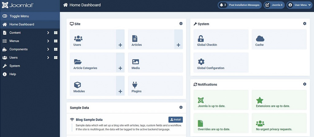 8 คุณสมบัติใหม่ที่น่าตื่นเต้นที่สุดของ Joomla 4