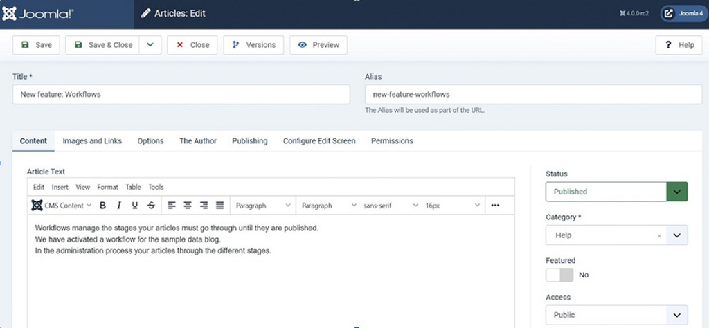 8 คุณสมบัติใหม่ที่น่าตื่นเต้นที่สุดของ Joomla 4