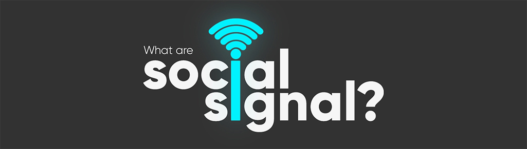 What are social signals and how do they impact SEO?